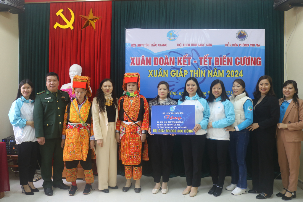 Hội LHPN tỉnh Bắc Giang đồng hành cùng phụ nữ biên cương tại  xã Mẫu Sơn, huyện Lộc Bình, tỉnh...